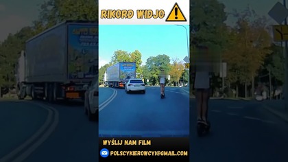 Jedna hulajnoga i dwie osoby jadące pod prąd #hulajnoga #polscykierowcy #shorts #rikordwidjo #viral
