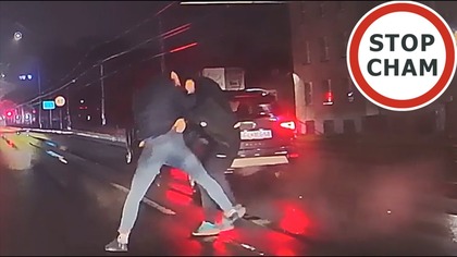 Bójka kierowców na DK79 - Bytom #2080 Wasze Filmy