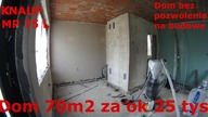 Dom 70m2 za ok 25 tys.  Tynki Knauf MP 75L.  Dom na zgłoszenie, Dom bez kredytu #31 #pawełwaga