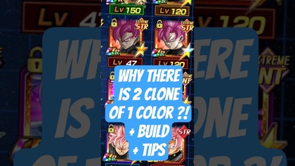 WHY THERE ARE 2 DIFFERENT CLONE OF ONE TYPE IN Transcendent Embodiment of Fury DBZ DOKKAN BATTLE