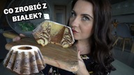 BABKA ZEBRA Z BIAŁEK, POMYSŁ NA WYKORZYSTANIE BIAŁEK