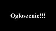 MOJA NADZIEJA - OGŁOSZENIE
