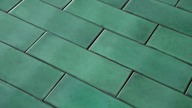 Verde Deslavado  meksykańskie płytki jednokolorowe 7×20 cm | Talavera