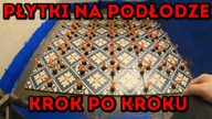 Układanie płytek na podłodze krok po kroku.  Chiński system poziomowania #MajsterAmator odc. 75