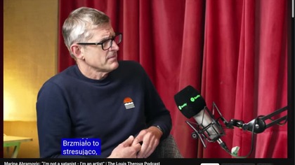 Nie zjadam ludzi jestem artystką.  Czyli Marina Abramovic powiązana z pedofilami Podestami i Clintonami