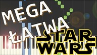 Star Wars (motyw główny) - MEGA ŁATWA synthesia (VERY EASY)