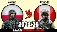 Polska vs Kanada 2024/2025 | Porównanie siły militarnej #militarypower