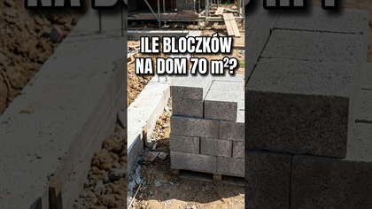 Dom do 70 m²  ile potrzeba bloczków z gazobetonu? #dom70m2 #gazobeton #budowadomu #dombezpozwolenia