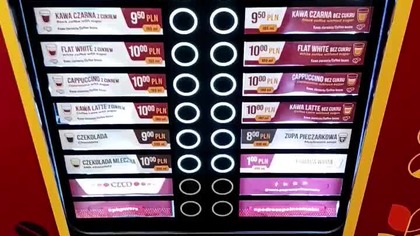 Jak zamówić herbatę w automacie WARS w pociągu? PKP InterCity! O ile automat oczywiście działa xd