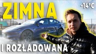 Podłączam ZAMROŻONĄ TESLE MODEL 3 do ULTRASZYBKIEJ ŁADOWARKI! Kilka godzin ładowania w mrozie?