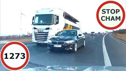 Stop Cham #1273 - Niebezpieczne i chamskie sytuacje na drogach