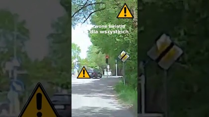 Czerwone światło nie dla wszystkich #shorts #rikordwidjo