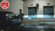 Bardzo nieudolny wyjazd z parkingu.  Po to masz wideorejestrator.  STOP PIRAT
