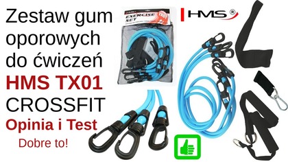 Gumy oporowe do ćwiczeń HMS TX01  Opinia