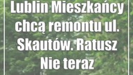 Lublin: Mieszkańcy chcą remontu ul.  Skautów.  Ratusz: Nie teraz
