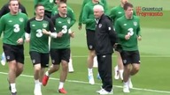 Pierwszy trening Irlandczyków w Gdyni
