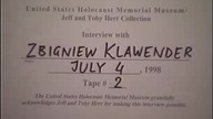 Zbigniew Klawender Historia mówiona Auschwitz Oranienburg 2