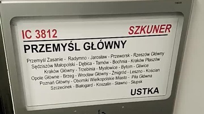 IC 3812 Szkuner - 50 minut opóźnienia, akurat, żeby PKP nic nie oddało xd Przemyśl Główny - Ustka