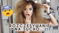 ROZCZESAŁAM KRĘCONE WŁOSY NA SUCHO!  | Curly Madeleine