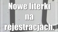 Nowe literki na rejestracjach.  Będzie nawet XD