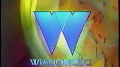 Doda i Andrzej zapowiadają wiadomości i sportową sobotę w jedynce przekreślone VHS