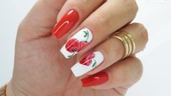 Cherry nails art tutorial / Elisium