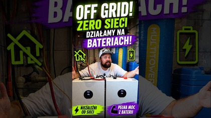 Dom działa tylko na bateriach! #offgrid #deye #fotowoltaika #magazynenergii