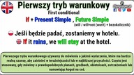Pierwszy tryb warunkowy angielski - FIRST CONDITIONAL 1