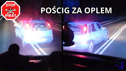 38-latek z dożywotnim zakazem prowadzenia pojazdów ucieka przed policją.  STOP PIRAT