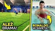 IDEALNE UDERZENIE I IDEALNA BRAMKA! RONALDO TRENUJE W TRAKCIE ŚWIĄT!