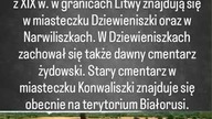 Dziewieniszki, Narwiliszki.  Cmentarze gminne.  Dieveniškės, Norviliškės.  Dieveniškių krašto kapinė