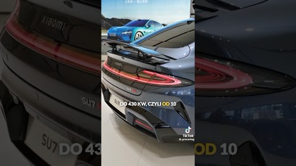 Nowe elektryczne XIAOMI YU7! Konkurtnet Tesli #xiaomi #danielgrzyb #elektromobilność #evnews