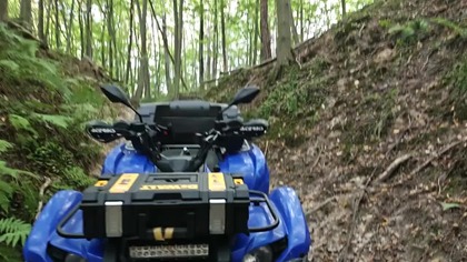 Yamaha grizzly 700 wąwozy Wandalin woj.  Lubelskie(1)