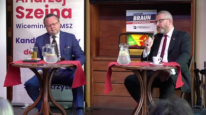 Grzegorz Braun VS. Andrzej Szejna - Debata Eurokołchozowa (06.05.2024)