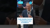 Tusk miażdży Czarnka.  Trzymaj pan ręce na kołderce #shorts