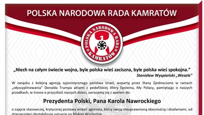 Oświadczenie Rady Kamrackiej - Olszański, Osadowski NPTV (06.03.2026)