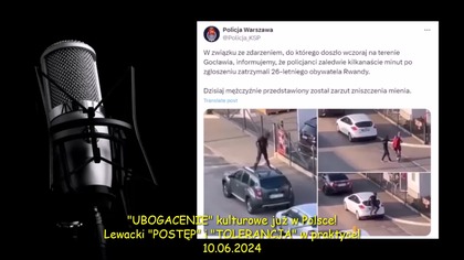 Skakał po samochodach w Warszawie... to dopiero początek! (10.06.2024)
