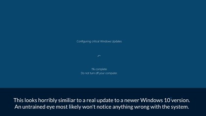 The Windows Update ransmware