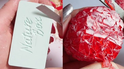 Soap Carving ASMR Relaxing Sounds no talking Satisfying ASMR Video #soapcarving #carvingsoap #asmr