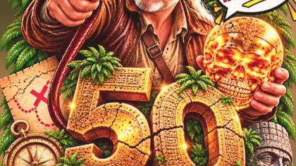 Koszulka Indiana 50 LAT i WCIĄŻ W FORMIE!  Poszukiwacz Przygód | Prezent na 50.  Urodziny  #Shorts