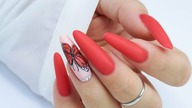 Red butterfly nails art tutorial / Gabrielle Nails Charbonne