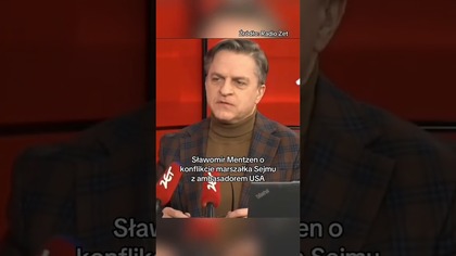 SŁAWOMIR MENTZEN O KONFLIKCIE MARSZAŁKA SEJMU Z AMBASADOREM USA