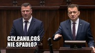 Czy Panu coś nie spadło!? Błaszczak odpowiada: Niech Pan w lustro spojrzy!