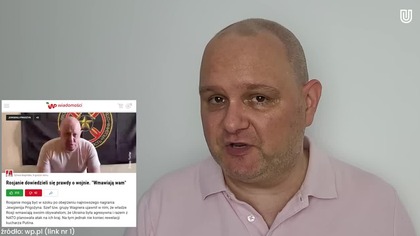 Szef Wagnera Inwazja na Ukrainę opiera się na KŁAMSTWACH! Analiza