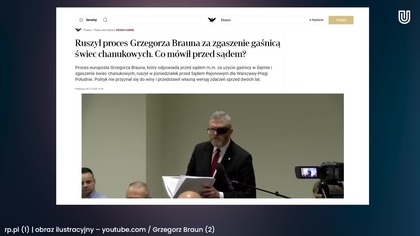 Grzegorz Braun przed sądem za zgaszenie świec chanukowych - analiza zeznania! (99 znaków) (1080p 60fps H264-128kbit AAC-polski)