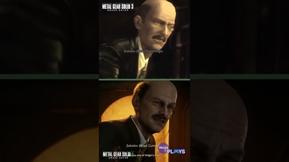 Metal Gear Solid Delta Cutscenes VS Original