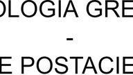 MITOLOGIA GRECKA - BOSKIE POSTACIE CZ. 23
