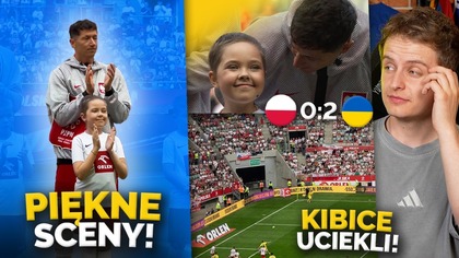 Kibice OPUSZCZALI STADION przed końcem! Lewandowski spełnił marzenie Mai! Polska PRZEGRAŁA z Ukrainą