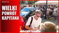 Lewandowski wysiadł z czarnego mercedesa i się zaczęło! Tak przywitali go Polacy