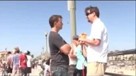 Pranking on the boardwalk!